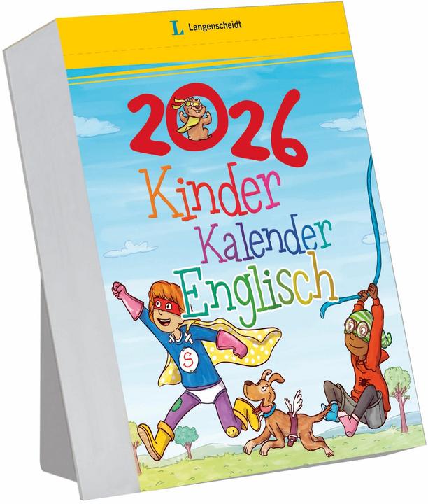 Produktbild Langenscheidt Kinderkalender Englisch 2026 (Harter Einband, Deutsch)
