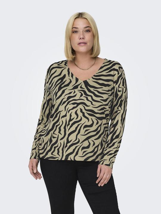 Image du produit Only Coupe normale Col rond Curve Volume des manches Top (M)