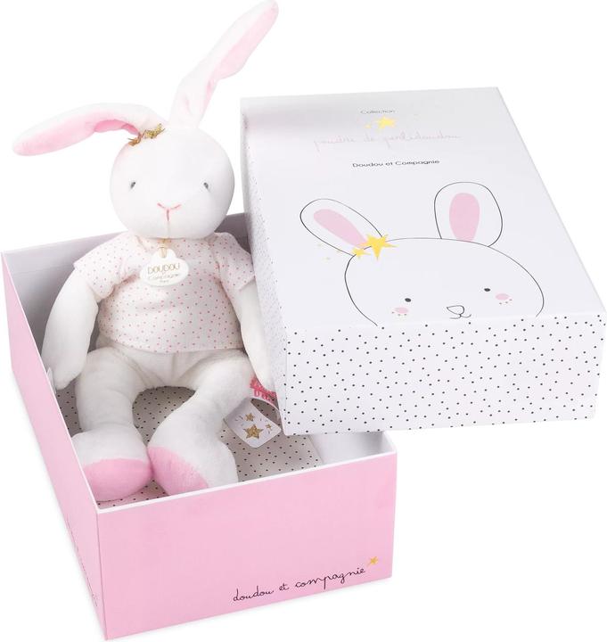 Produktbild Doudou et Compagnie Plüschhase mit Geschenkbox (25 cm)