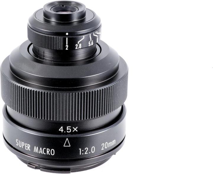 Produktbild Zhongyi Mitakon 20mm f/2-16 Super Macro MFT (Micro Four Thirds, Vollformat, APS-C / DX)