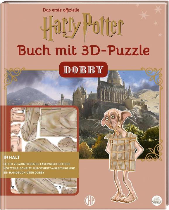 Actual product image Harry Potter - Dobby - Das offizielle Buch mit 3D-Puzzle Fan-Art (German, Warner Bros. Consumer Products GmbH, 2023)