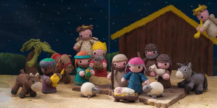 Produktbild Krippenfiguren selber häkeln (Deutsch, Christel Krukkert, Janine Malz, Gerhard Witteveen, 2022)