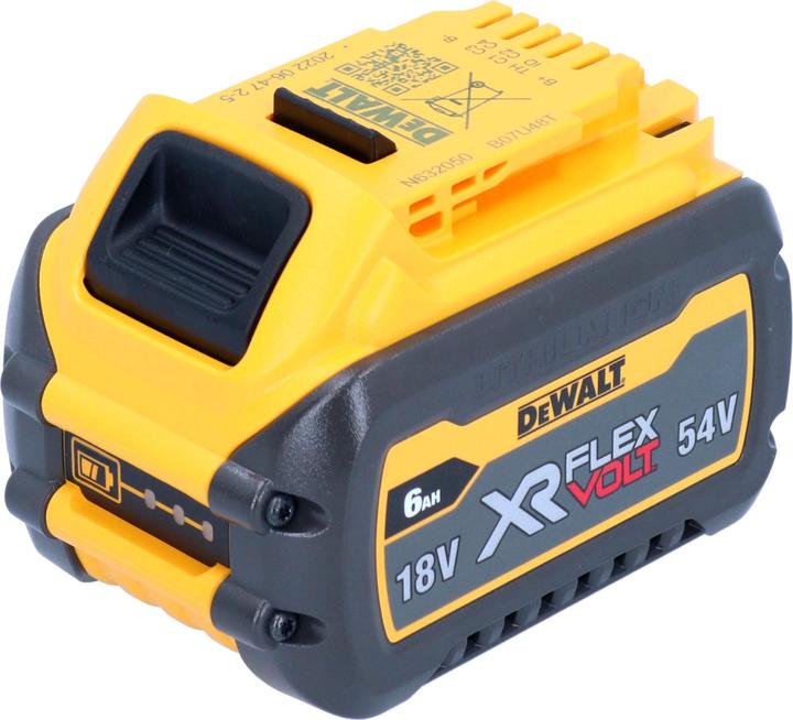 1x Dewalt DCB 546 XR FlexVolt 54, Batteria agli ioni di litio da 18 V 6,0 Ah