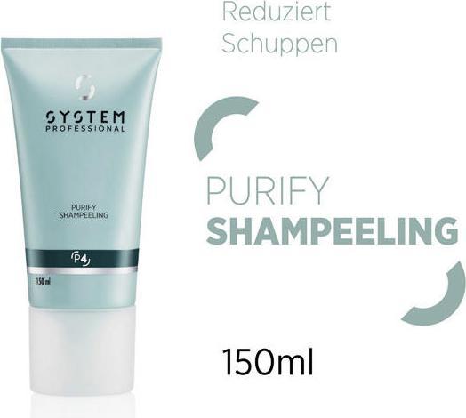 Actual product image System Professional Purify P4 Shampeeling (150 ml, Liquid shampoo)