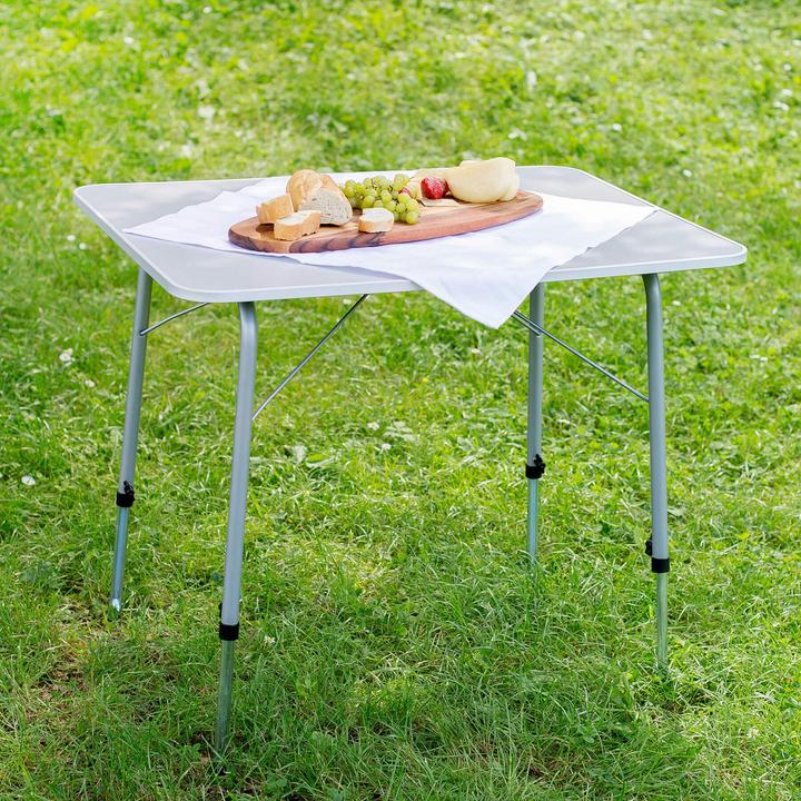 Actual product image tectake Camping folding table