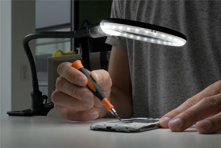 Image du produit Goobay Lampe loupe sur pied/à pince (480 lm)