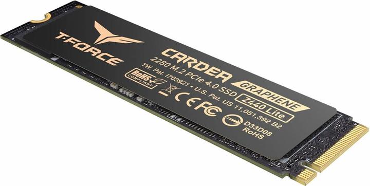 Immagine prodotto Team Group Dysk SSD T-FORCE Cardea Z440 Lite M.2 PCIe NVMe Gen4 x4 2280 (5000/3800) (500 GB, M.2 2280)