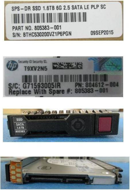 Produktbild HPE 1.6 TB Hot Plug SSD (1600 GB, 2.5")