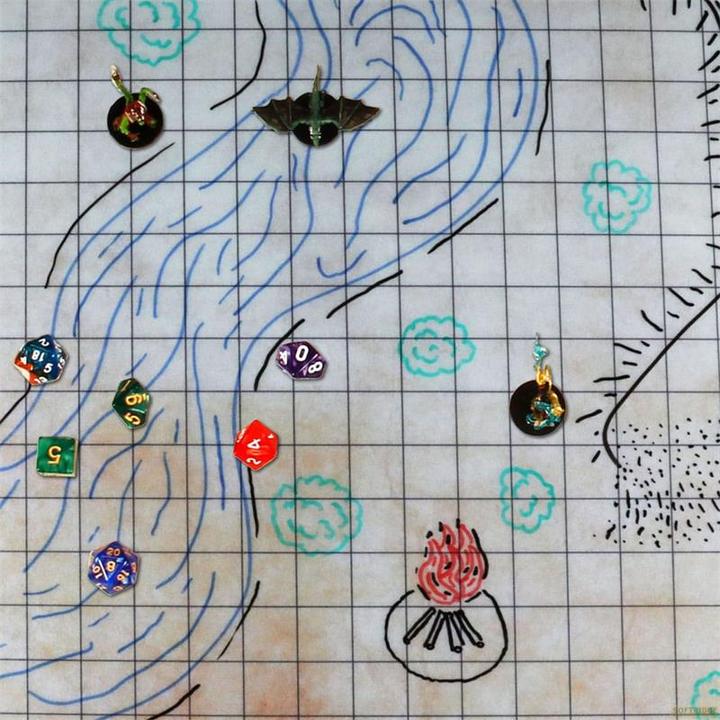 Image du produit Enhance RPG Series Grid Mat Deluxe Edition DnD Map
