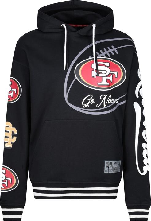 Recovered Re:covered Fleece Oversize Hoody - PATCHES NFL Teams - XXL (XXL)