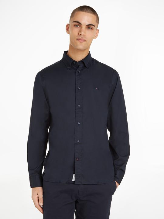 Actual product image Tommy Hilfiger Core Flex Poplin Shirt Regular Fit Desert Sky (S)