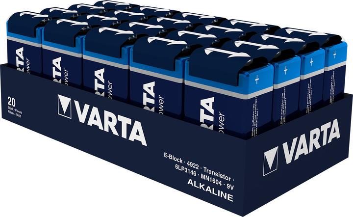Actual product image Varta Longlife Power (1 pcs., 9V Block, 580 mAh)