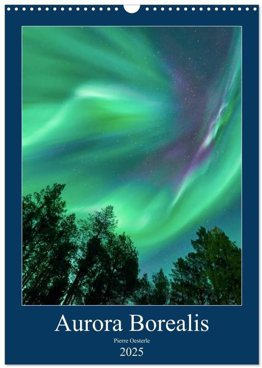 Immagine prodotto Aurora Borealis en Scandinavie (Calendrier mural 2025 DIN A3 horizontal), calendrier m (A3, Francese)