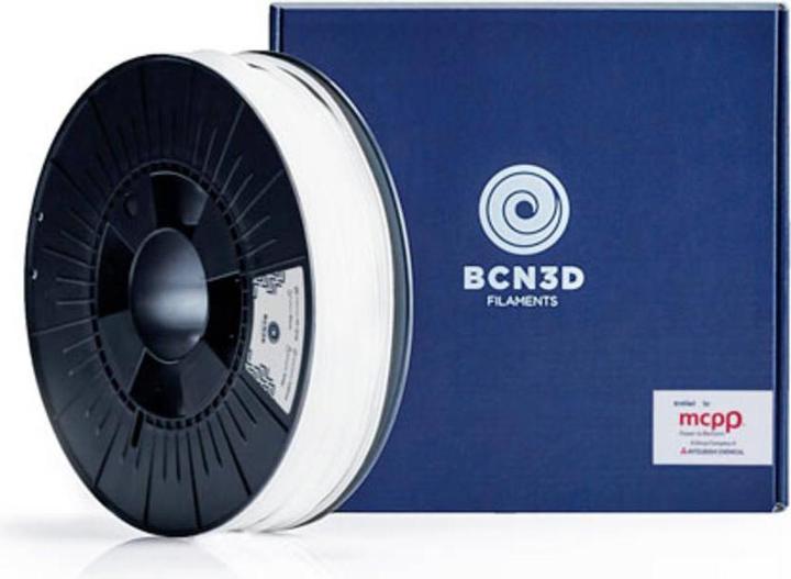 Produktbild Bcn3D PETG Weiss 2,85 mm 2.500 g (PETG, 2.85 mm, 2500 g, Weiss)
