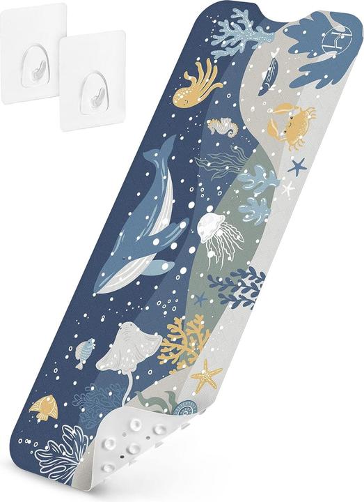 Produktbild Homerella Kinder Badewannenmatte 100x40 cm - Antirutschmatte Badewanne BPA frei (100 x 40 cm)