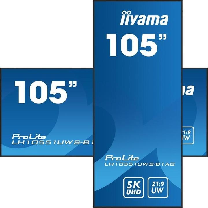 Produktbild iiyama LFD ProLite LH10551UWS-B1AG (5120 x 2160 Pixel, 104.70")