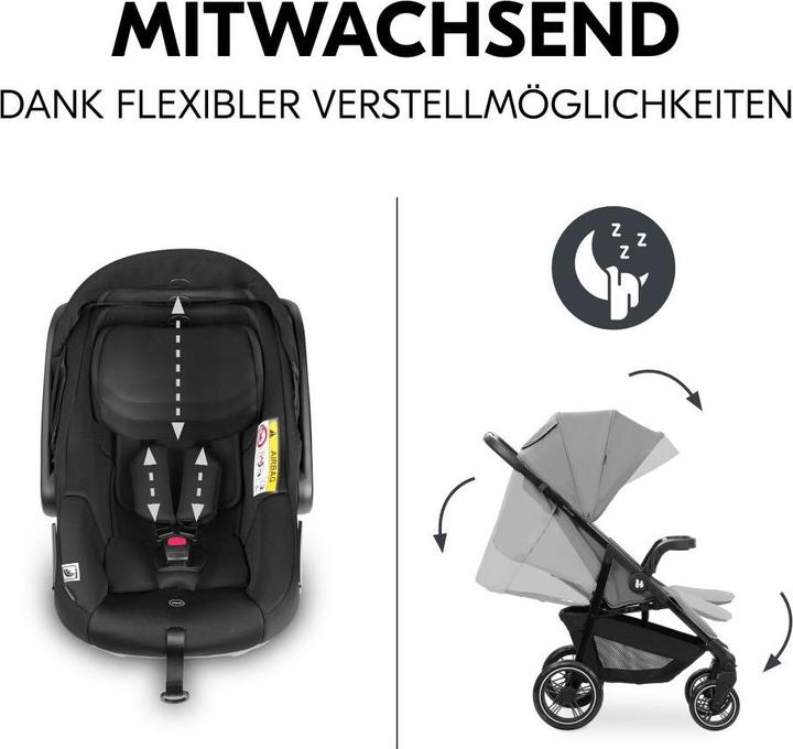 Actual product image Hauck Shop N Care Trio Set Grey