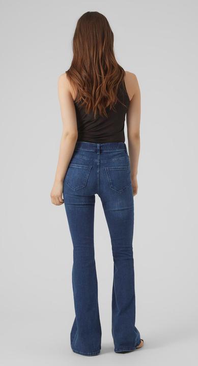 Actual product image Vero Moda VMSIGA Flared Belt High Waist Jeans (W25/L32)