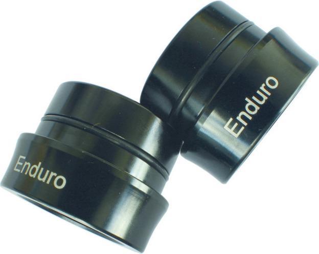 Enduro Bearings BB30 Small Adapter, Shimano Hollowtech II 24mm Kurbeln, black (BK-6055)