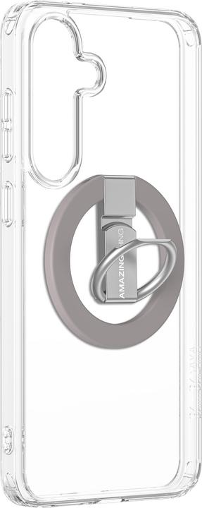 Image du produit Amazingthing Minimal Mag Case mit Magnetring und Magnetring für Samsung Galaxy S25 - Transparent (Samsung Galaxy S25)