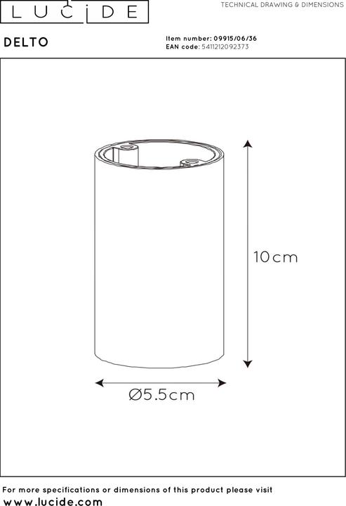 Immagine prodotto Lucide Delto (320 lm, GU10)