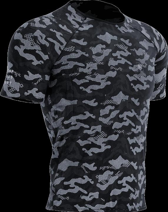 Compressport Training SS Tshirt M Camo Premium