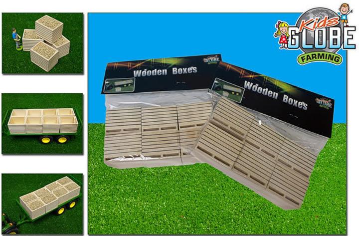Produktbild Kids Globe Farming Holzkartoffelkisten 1:32