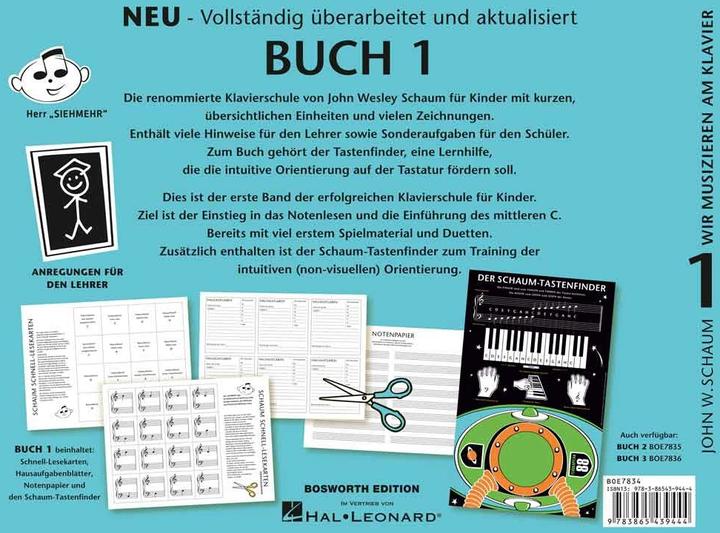 Produktbild Wir musizieren am Klavier Band 1 Neuauflage (Deutsch, John Wesley Schaum, 2018)