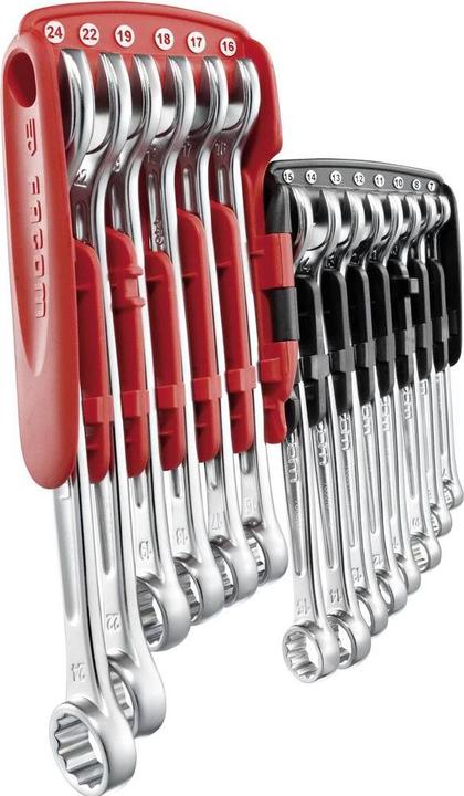 Actual product image Facom Combination wrench set (19 mm, 12 mm, 24 mm, 14 mm, 22 mm, 16 mm, 10 mm, 18 mm, 7 mm, 17 mm, 11 mm, 15 mm, 8 mm, 13 mm)