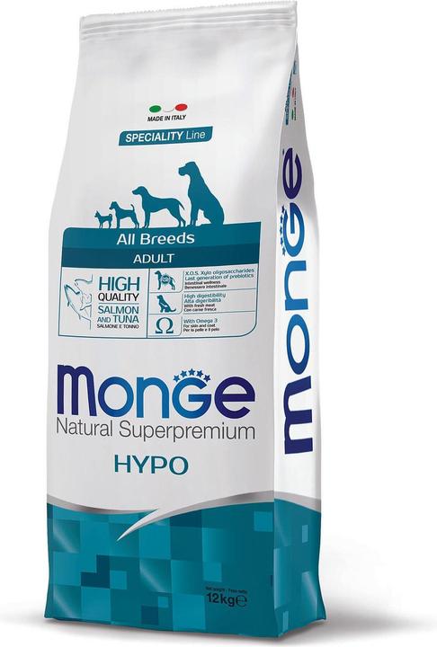Actual product image Monge Dog Adult A.B. Hypoallergenic Salmon & Tuna (Adult, 1 pcs., 12000 g)