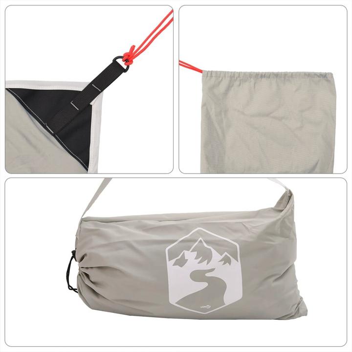 Image du produit VidaXL Tente d'ombrage de plage avec sacs de sable 214 x 236 cm (Tente de plage, 0.18 kg, 4 personnes)
