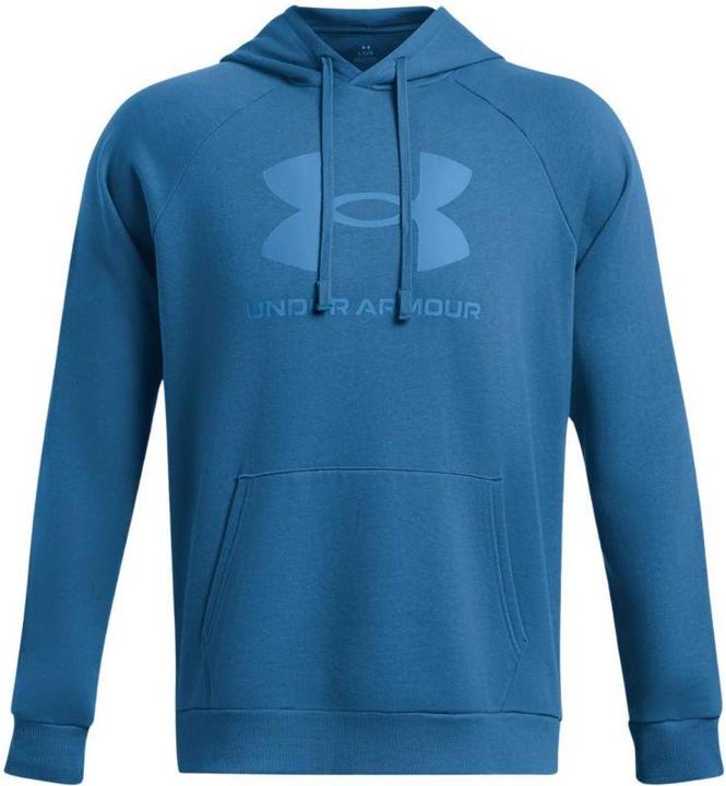 Under Armour Rival Fleece Logo HD Herren Sweatshirt blau 1379758 406 2XL (XXL)