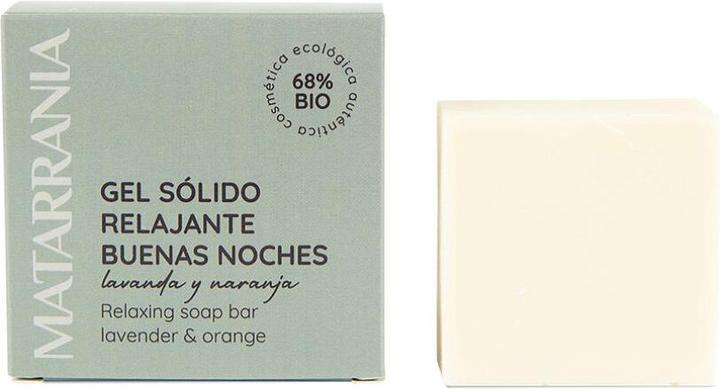 Actual product image Matarrania Good Night Solid Organic Gel Soap Relaxing