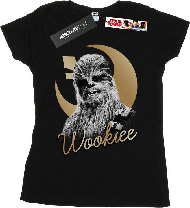 Star Wars The Last Jedi Gold Chewbacca TShirt (L)