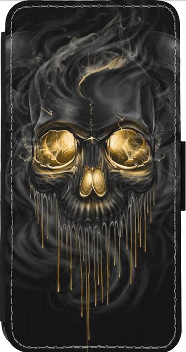 Actual product image PhoneLook Coque Wallet noir Skull 02 (Apple iPhone 14 Pro Max)