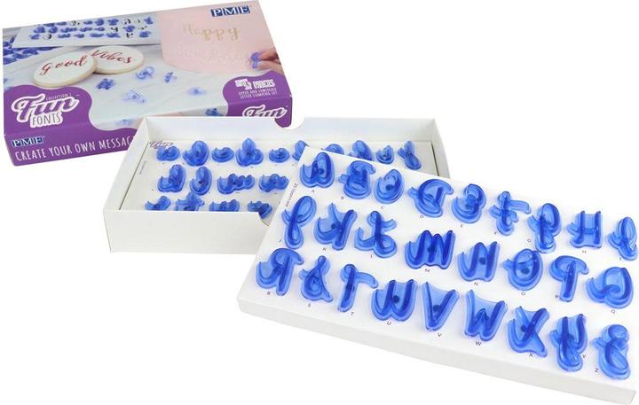 Actual product image PME Letters embossing set