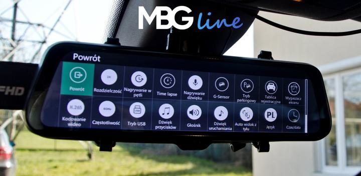 Actual product image MBG Line Video recorder HS900PRO (Built-in microphone, Built-in display, GPS receiver, QHD)