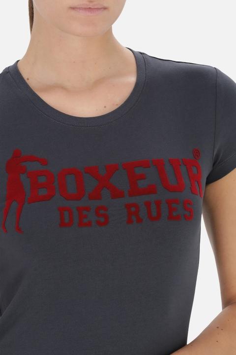Actual product image Boxeur des Rues Basic T-Shirt With Front Logo (XL)