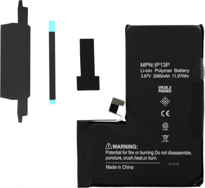 Actual product image OEM Battery for iPhone 13 Pro, decoded with additional IC (without welding)