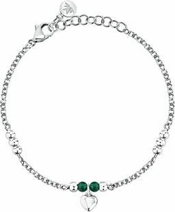 Produktbild Morellato - Fashion steel bracelet with green agate Talismani SAIX24