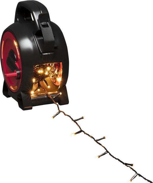 Produktbild Konstsmide 3831-107 Micro LED Lichterkette mit Kabelaufroller (20.43 m)