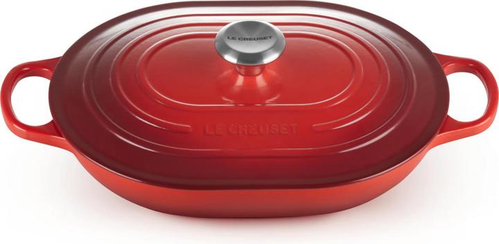 Actual product image Le Creuset Oblong Signature 31cm, oval (31 cm, Casserole + Stewpot, Cast iron)