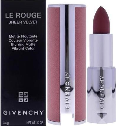 Actual product image Givenchy Le Rouge Sheer Velvet Matte Refillable Lipstick (N27 Rouge Infuse)