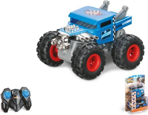 Image du produit Mondo Motors - Hot Wheels Monster Trucks Bone Shaker - Voiture télécommandée pour enfants - Couleur bleue