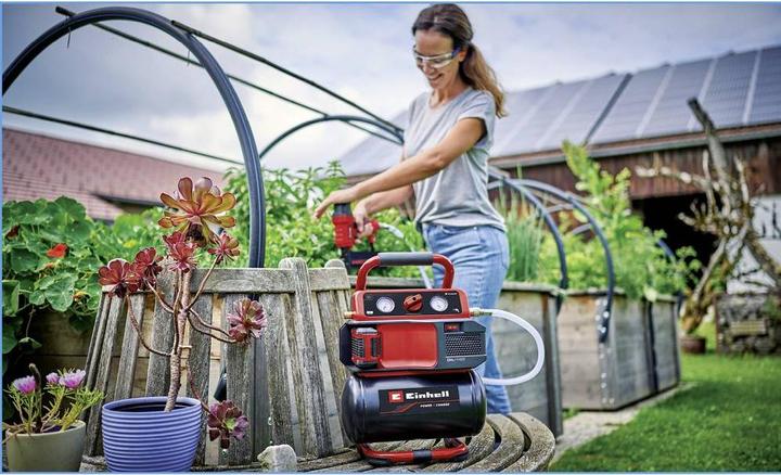 Actual product image Einhell Akku-Kompressor TE-AC 18/75 Li OF-Solo (8 bar, 5 l)