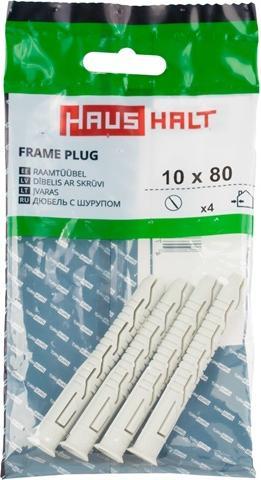 Actual product image Haushalt NYLON FRAME PLUG 10X80 W-KPR 4PCE 2