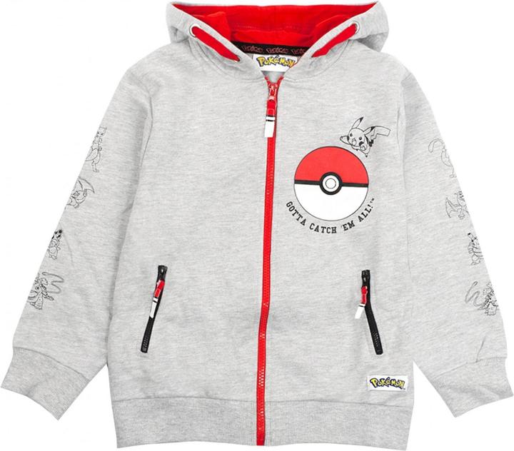 Immagine prodotto Pokémon Ragazzi Gotta Catch Em All Pokeball Felpa con cappuccio con zip intera (128)