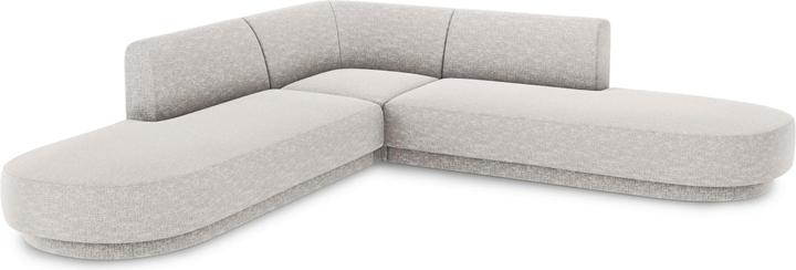 Actual product image Micadoni Symmetrical Corner Sofa, "Miley", 5 Seats, 248x248x70Made in Europe (Corner sofa)