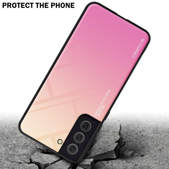 Productafbeelding Cadorabo TPU 2 Kleuren Glazen Hoesje (Samsung Galaxy S22+)