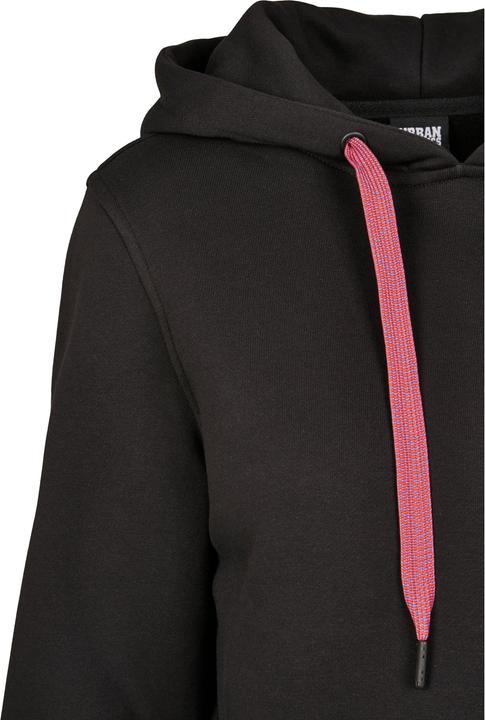 Immagine prodotto Urban Classics Felpa con cappuccio con cordoncino a contrasto da donna (L)